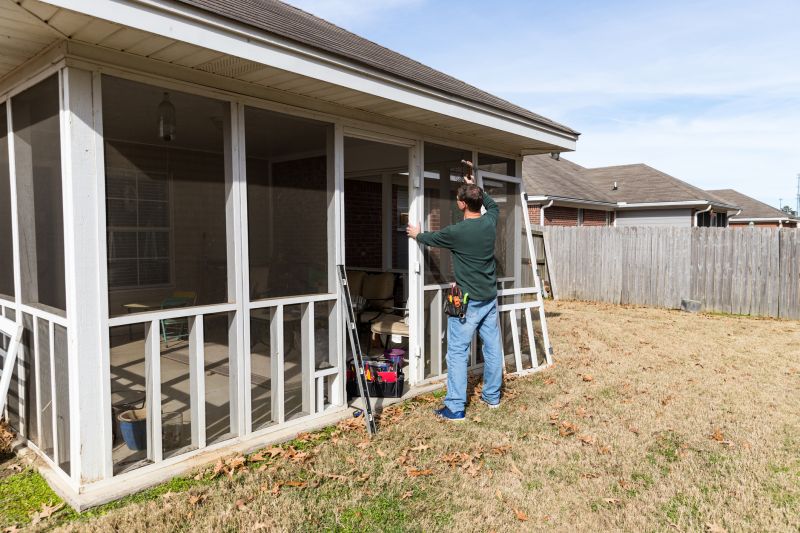 Enclosed Porch Construction